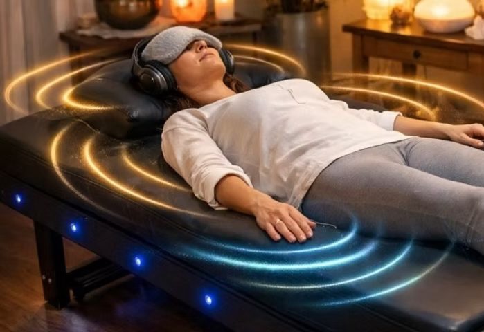 Vibro-acoustic meditation session